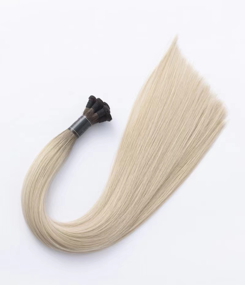 Hand-Tied Weft Extensions